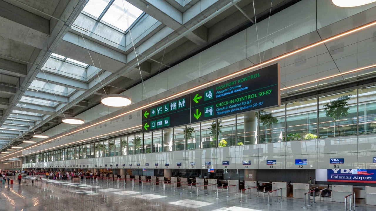 Dalaman Havalimanı’ndan 9 ayda 4,7 milyon yolcu geçti