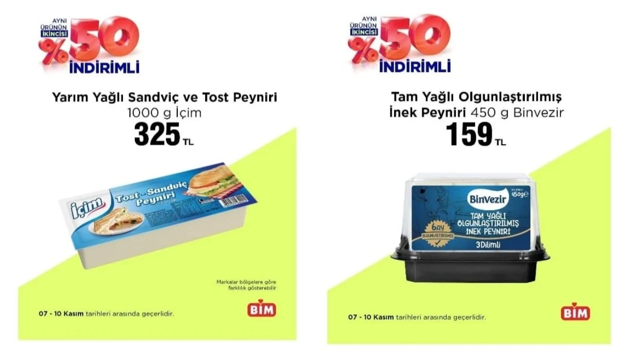 BİM’de kasım fırsatı: Aynı ürünün ikincisi yarı fiyatına!