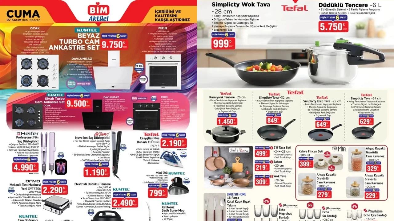 BİM 7 Kasım Aktüel ürünleri: Teknolojiden oyuncağa her şey var!