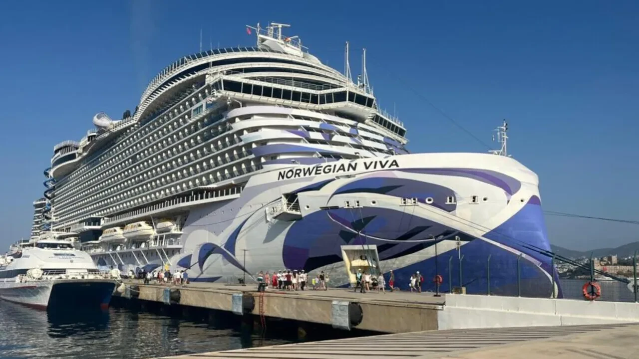 Norwegian Viva ilk kez Bodrum’da: 3.581 turistle görkemli ziyaret