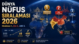 Dünya nüfus sıralaması 2026