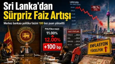 Sri Lanka’dan sürpriz faiz artışı