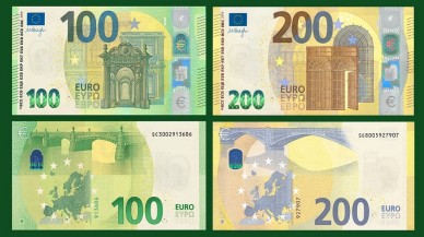 Yeni 100 Euro ve Yeni 200 Euro