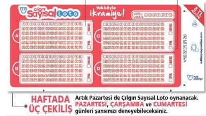 Çılgın Sayısal Loto 2021 Çekiliş Günleri Fiyatı Tahminleri