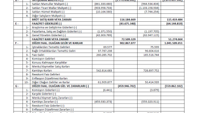 AKSEN: Aksa Enerji Gelir Tablosu 270 Milyon TL Kâr Yazdı