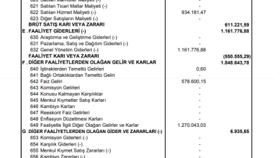 AVTUR: Avrasya Petrol Gelir Tablosu Kar Yazdı