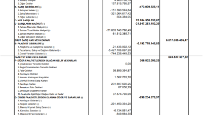 MGROS: Migros Gelir Tablosu 80 Milyon TL Zarar Yazdı