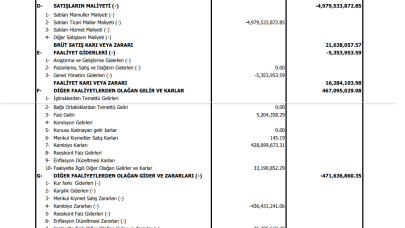 PSDTC: Pergamon Gelir Tablosu Kar Yazdı