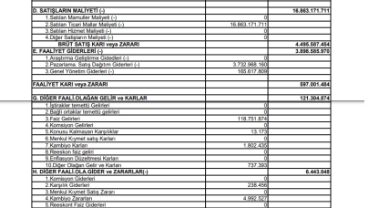 SOKM: Şok Market Gelir Tablosu Kar Yazdı