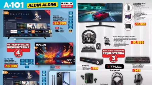 A101 18 Aralık 2025 Aktüel Kataloğu yayınlandı