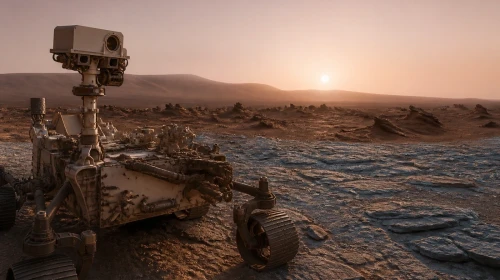 Curiosity’den Mars’ta Ayrıntılı Şafak Görüntüsü
