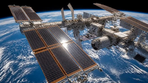 ISS için yeni güneş panelleri devreye alındı