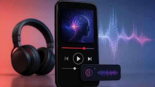 YouTube Music’te yapay zekâ etiketi oynatma ekranında
