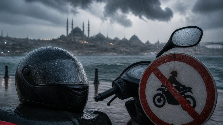 İstanbul’da eğitime ara verildi, motosiklet trafiğine yasak geldi