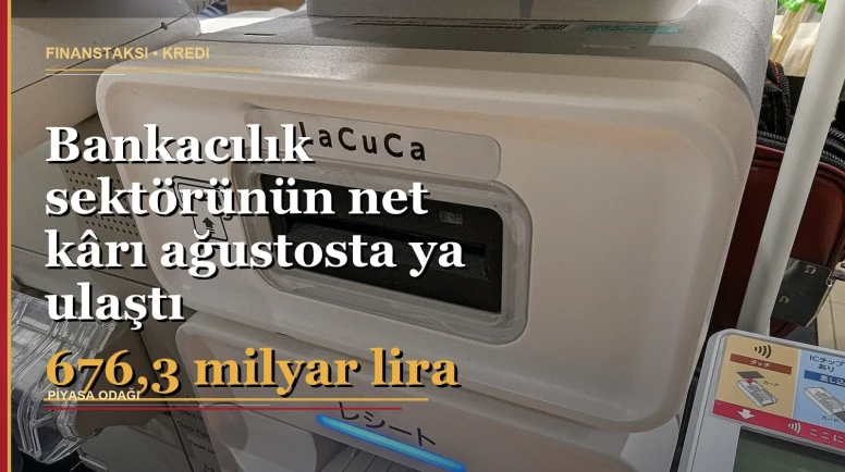 Bankacılıkta net kâr 676,3 milyar lirayı aştı